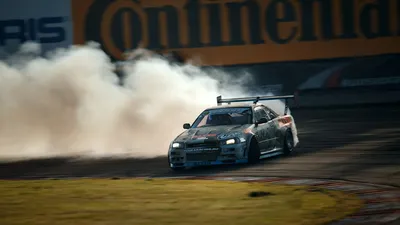 Обои Спорт Drift, обои для рабочего стола, фотографии спорт, drift, дрифт,  мазда, редбулл, боком, дым, скольжение Обои для рабочего стола, скачать  обои картинки заставки на рабочий стол.