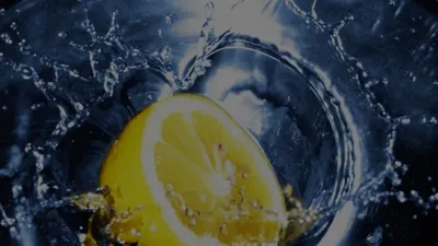 Спелая вишня с каплями воды - обои для рабочего стола, картинки, фото
