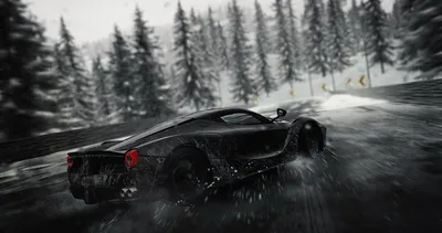 Обои для рабочего стола The Crew Феррари Ралли черные Игры едущий