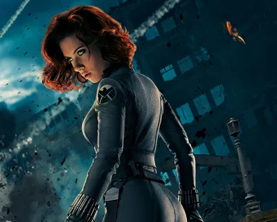 Обои для рабочего стола Мстители (фильм, 2012) Scarlett Johansson
