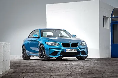 Обои для рабочего стола BMW M2 F87 голубых авто