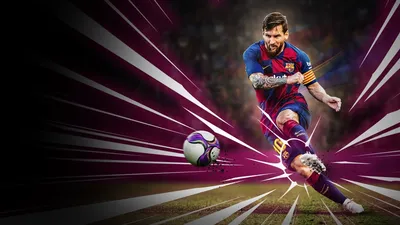 Обои для рабочего стола Лионель Месси 10 FC Barcelona Футбол
