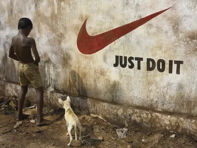 Картинка Nike Logo and Nike Air Shoes для рабочего стола 1920x1080 Full HD