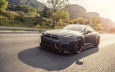 Скачать бесплатно обои «nissan, gt-r, тюнинг, движение» из категории  «Автомобили» на рабочий стол - FonMy.ru 🔥