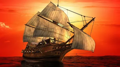 Картинки Royal Clipper самый большой парусник корабль Парусные