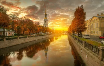 Картинки на рабочий стол Питер осень - красивые фото