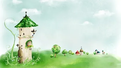 Рисованные картинки, качественные широкоформатные обои для рабочего стола  Full HD 1920x1200