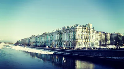 Обои санкт-петербург, эрмитаж, набережная картинки на рабочий стол, фото  скачать бесплатно