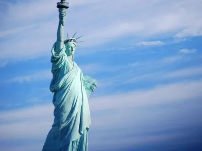 Обои Города Нью-Йорк (США), обои для рабочего стола, фотографии города,  нью-йорк , сша, город, огни, река, ночь, бруклинский, мост Обои для рабочего  стола, скачать обои картинки заставки на рабочий стол.
