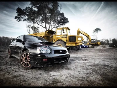 Автомобиль субару импреза wrx - обои на рабочий стол