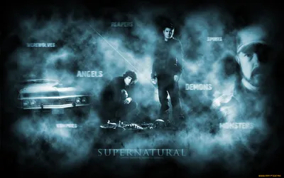 Обои на рабочий стол Sam/ Сэм и Dean / Дин Винчестеры / Winchester из  сериала Сверхъестественное / Supernatural, актеры Джаред Падалеки / Jared  Padalecki и Дженсен Эклз / Jensen Ackles, обои для