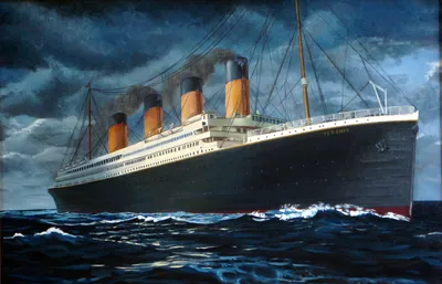 Картинка на рабочий стол вода, отход, лайнер, лодки, titanic, титаник,  день, судно 2560 x 1600