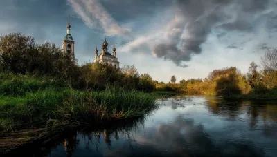 Скачать обои Панорама, Черногория, горы, озеро, ночной городок, церковь на рабочий  стол из раздела картинок Города и страны