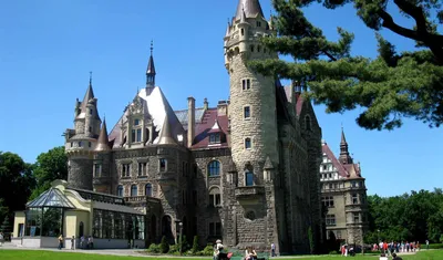 Фото Франция Chateau des Milandes Замки Каменные Города