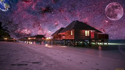 Обои на рабочий стол звездное небо - фото и картинки: 47 штук
