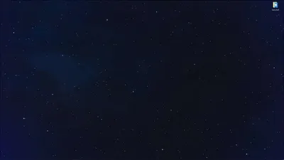 3D обои Звездное небо над горами ночь #67582 для рабочего стола