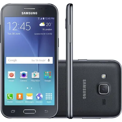 Samsung j2 prime with northern lights background on Craiyon