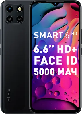 Смартфон Infinix Smart 6 HD 2, 32 ГБ купить по цене 6790 ₽ в  интернет-магазине KazanExpress
