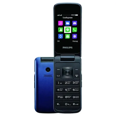 Мобильный телефон Philips E590 - «Сотовый телефон Philips E590 серый. Ёмкая  звонилка для разговоров.» | отзывы