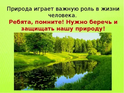 Презентация на тему \"Берегите природу\"