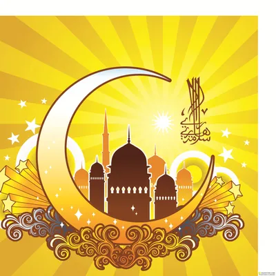 Иллюстрации на тему Ислам часть 6 | Illustrate the theme of Islam vector  set 6 » Векторные клипарты, текстурные фоны, бекграунды, AI, EPS, SVG
