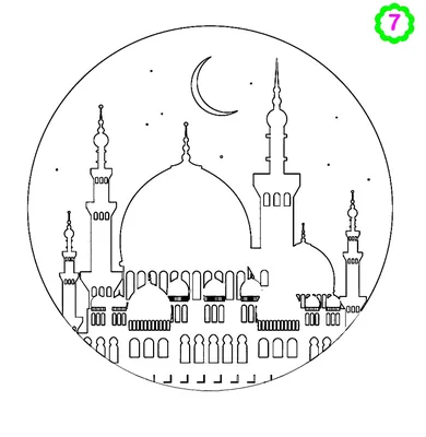 Иллюстрации на тему Ислам часть 6 | Illustrate the theme of Islam vector  set 6 » Векторные клипарты, текстурные фоны, бекграунды, AI, EPS, SVG