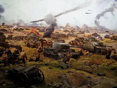 Курская битва рисунки детей - 47 фото