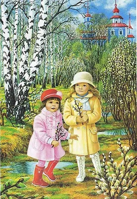 Рисунок на тему весна - 72 фото