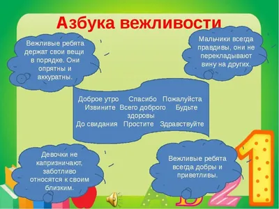 Лёгкие рисунки на тему вежливость - 47 фото