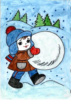 Раскраски раскраски зима обучающие раскраски на тему зима у нас в л...