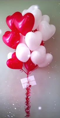 Фольгированный шар- сердце \"Валентинов День\" на 14 февраля купить с  доставкой. - 9207