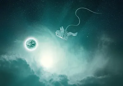 Скачать обои космос, звезды, черный, туманность, space разрешение 1680x1050  #3565