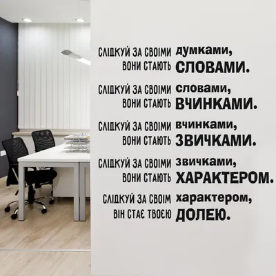 Мотивационная наклейка \"Характер\"