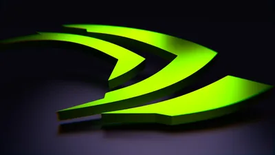 Фото Nvidia Логотип эмблема Компьютеры