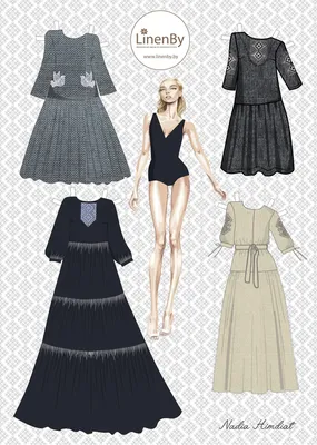 Игра-бумажная кукла Катюша и одежда. История. Играем вместе-linenby.by