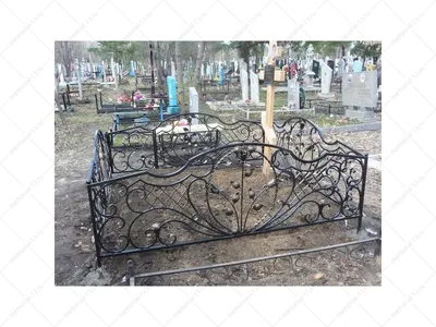 Кованая ограда для могилы №2074
