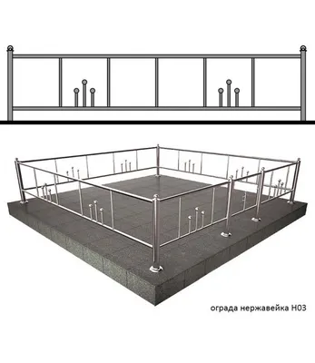 Установка оград на кладбище