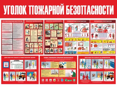Плакаты по пожарной безопасности, знаки, стенды - Воликс