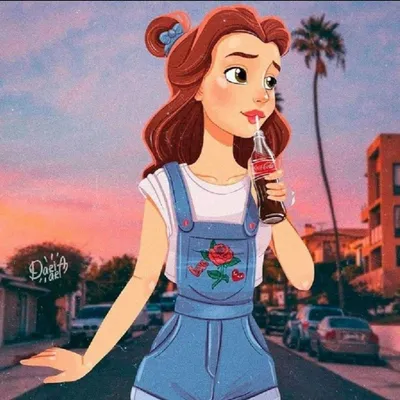 Новая Белль | Princesas disney tatuadas, Princesas disney, Nuevas princesas  disney