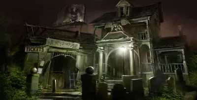 Призрак на кладбище» — создано в Шедевруме