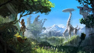 Скачать Horizon: Zero Dawn \"Обои для рабочего стола\" - Интерфейс