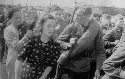 Проводы бойцов ленинградского народного ополчения на фронт — военное фото