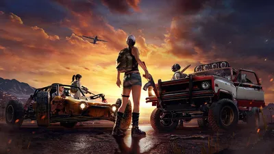 Обои на рабочий стол Художественный арт из видеоигры PUBG (Playerunknowns  Battlegrounds), обои для рабочего стола, скачать обои, обои бесплатно