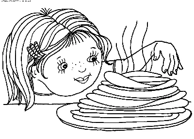 Моя раскраска на масленицу. — 1 ответов | форум Babyblog