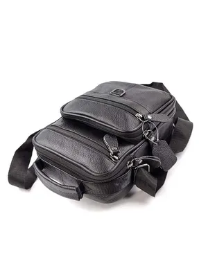 Сумка мужская кожаная с ручкой для ношения в руке JZ KO-019-1 18x22x7-9  Черная D14P4-2023 (ID#1884974210), цена: 698.99 ₴, купить на Prom.ua
