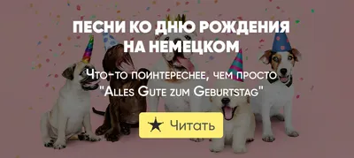 Как поздравить с Днем рождения на немецком языке