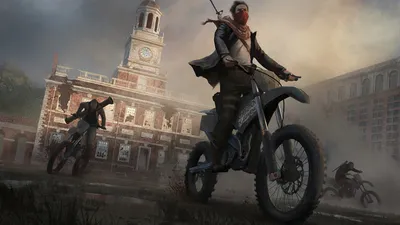 Обои для рабочего стола Homefront The Revolution мотоцикл 1920x1080