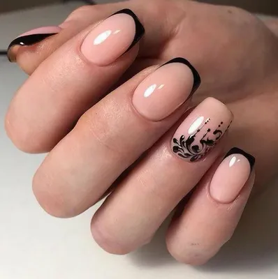Маникюр с рисунком сливово-молочный - купить в Киеве | Tufishop.com.ua