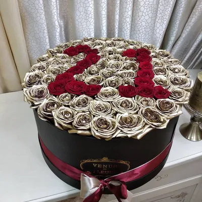 Картинка на День рождения Алисе с розами и пожеланием