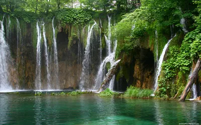 Красивые с водопадом, - водопад обои для рабочего стола, картинки, фото,  1920x1080.